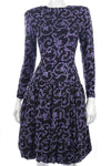 Fabulous vintage  Maggy London 1980's silk dress size S - Ava & Iva