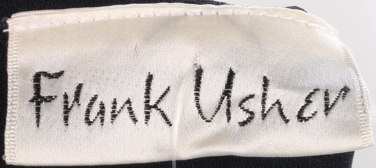 Fabulous Frank Usher black dress with lace sleeves size 14/16 - Ava & Iva