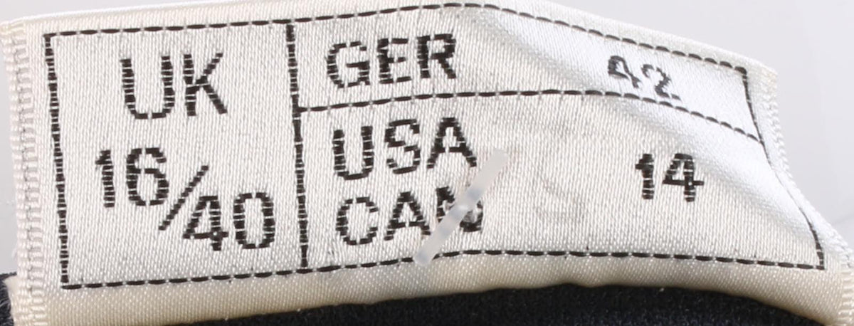 Fabulous Frank Usher black dress with lace sleeves size 14/16 - Ava & Iva