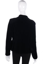 Superb Vintage Jacket Black Velvet and Lace Panels  Size 14/16 - Ava & Iva
