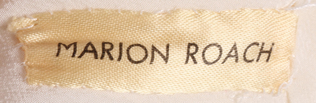 Fabulous vintage Marion Roach cream silk dress size S - Ava & Iva