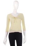Paul Costello Dressage yellow top size 8/10 