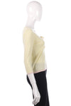 Paul Costello Dressage yellow top size 8/10 side