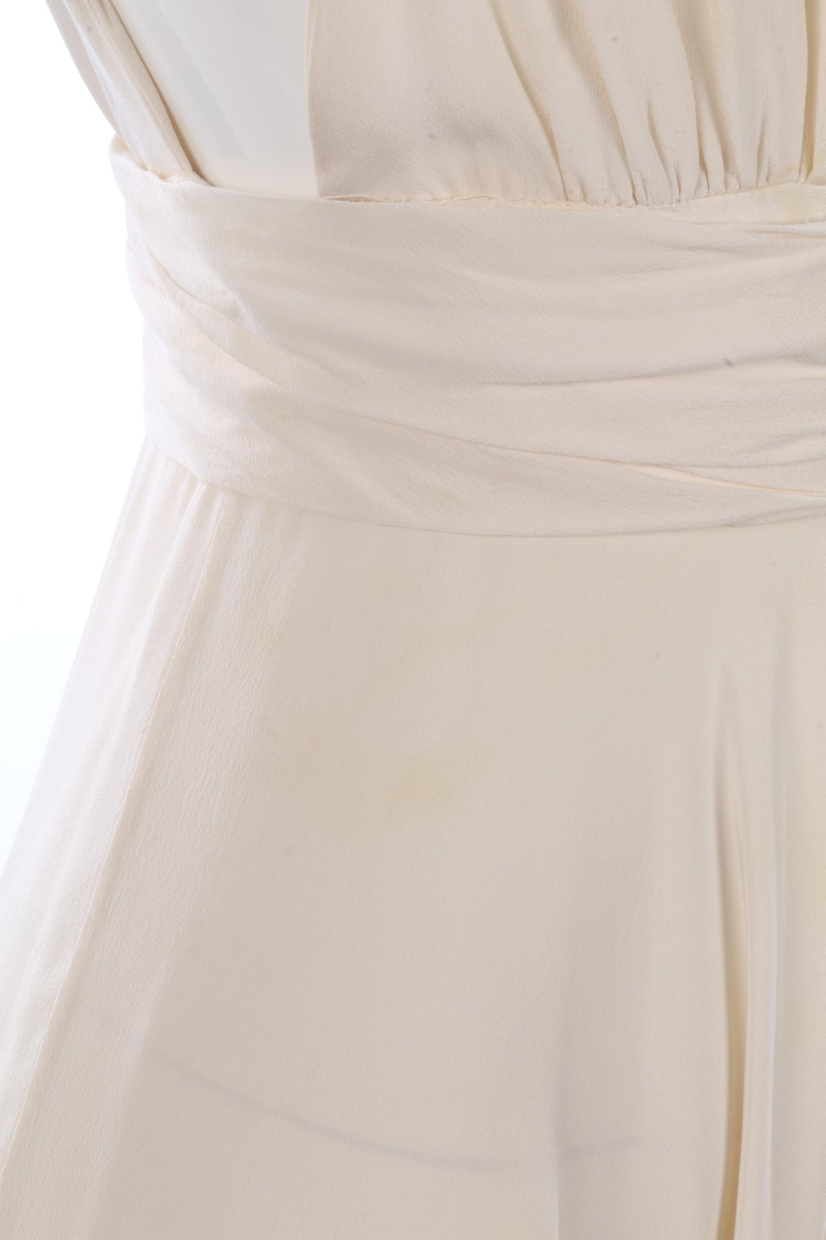 Fabulous vintage Marion Roach cream silk dress size S - Ava & Iva