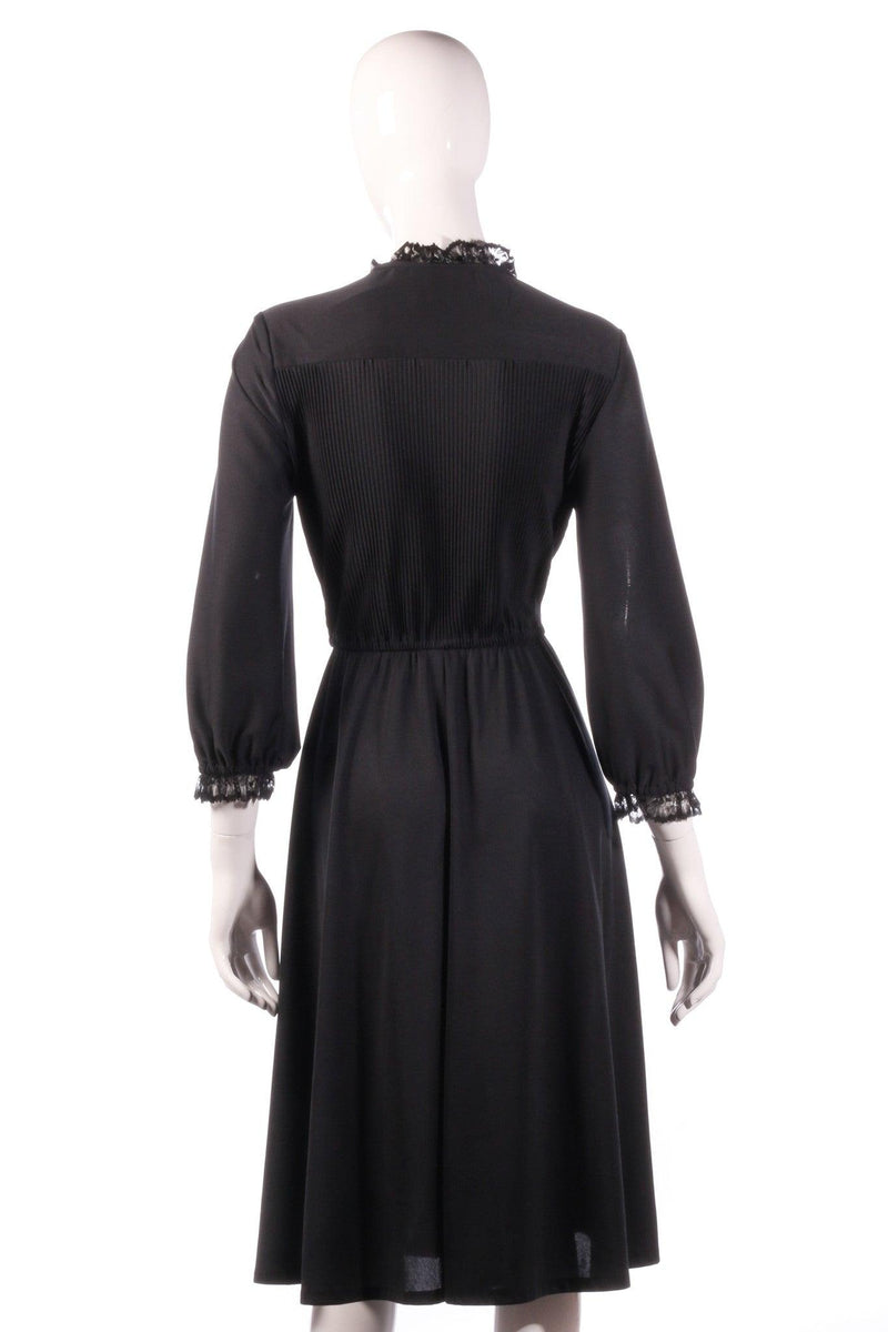Leygil vintage 1970's dress black size M back