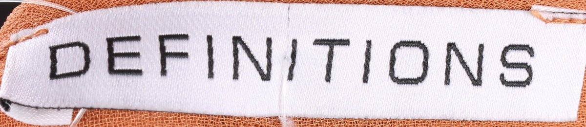 Definitions Beaded Chiffon Jacket Caramel Size 14 - Ava & Iva