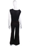 LK Bennett dark brown cord trousers labelled size 8 - Ava & Iva