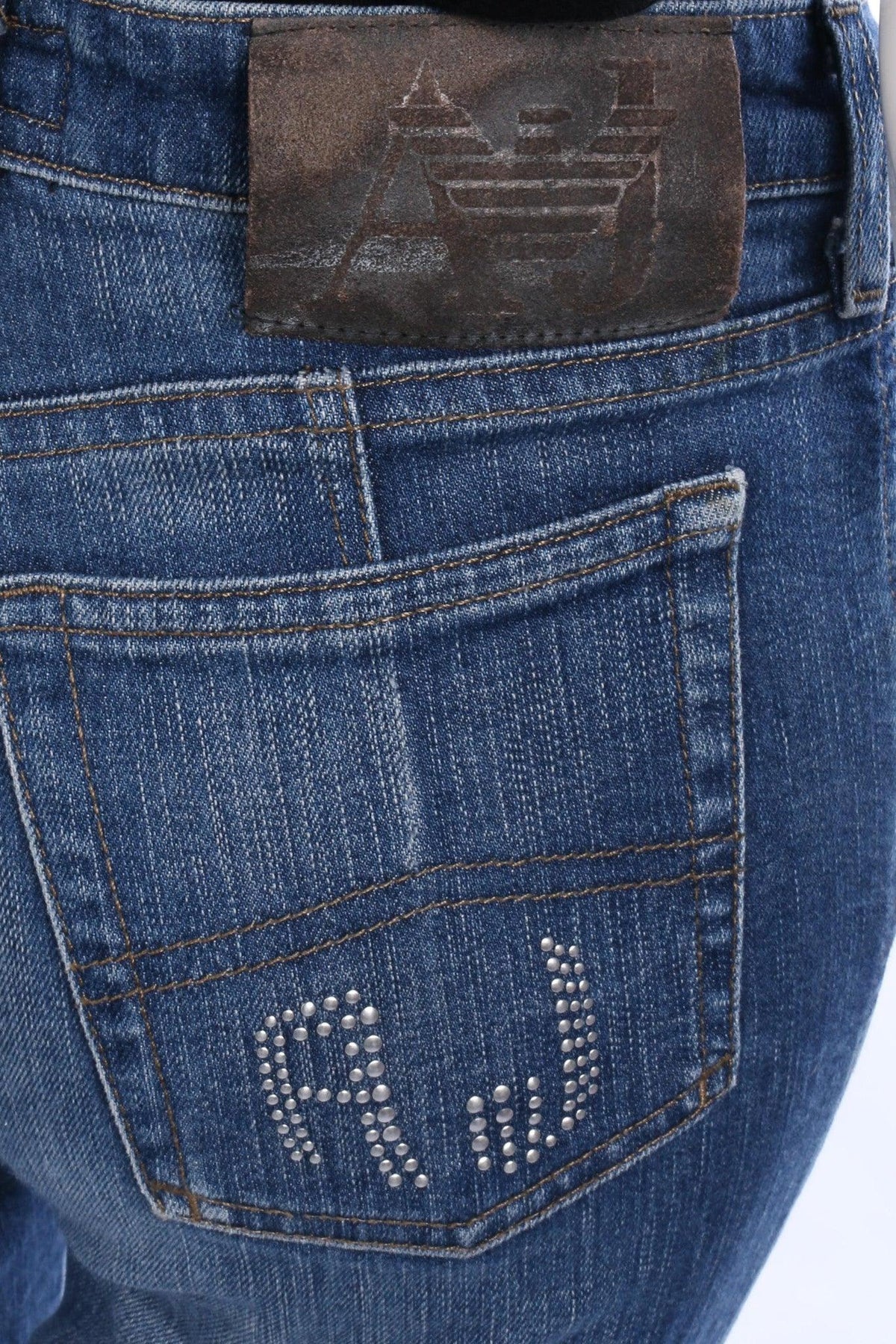 Armani Jeans, blue denim jeans size 27 (uk8) - Ava & Iva