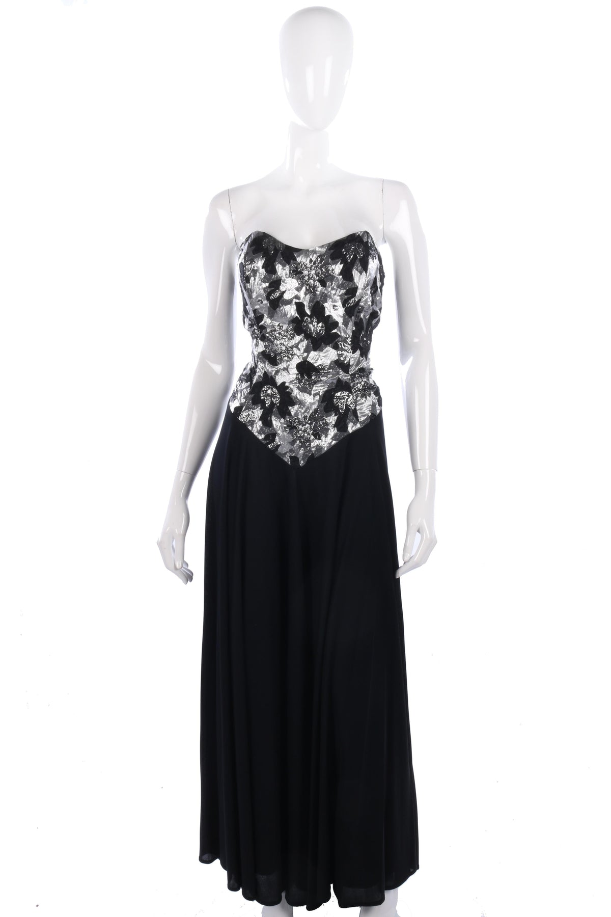 Kristina black and silver dress and jacket size M - Ava & Iva