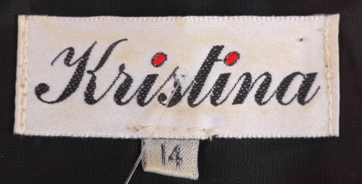 Kristina black and silver dress and jacket size M - Ava & Iva