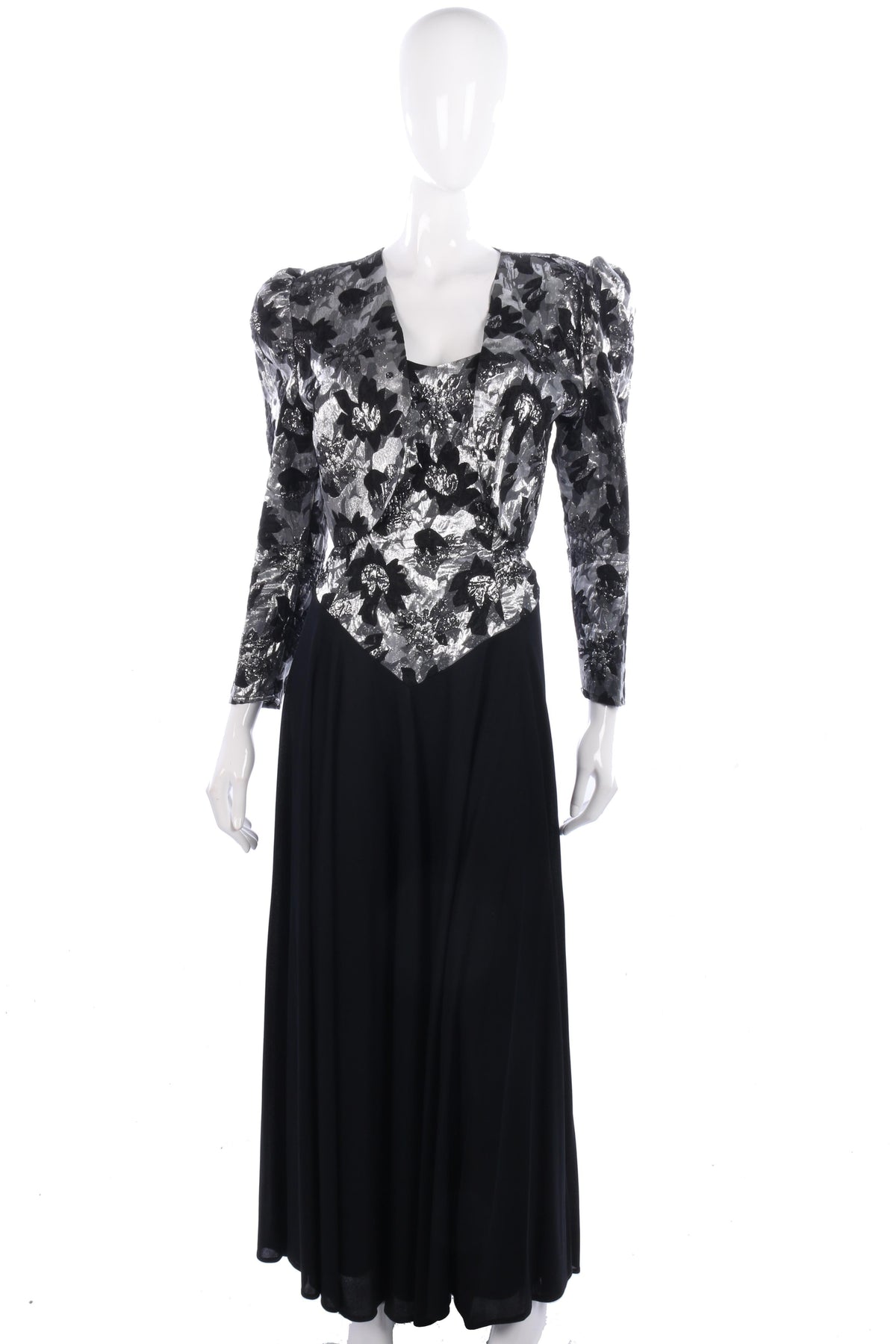 Kristina black and silver dress and jacket size M - Ava & Iva