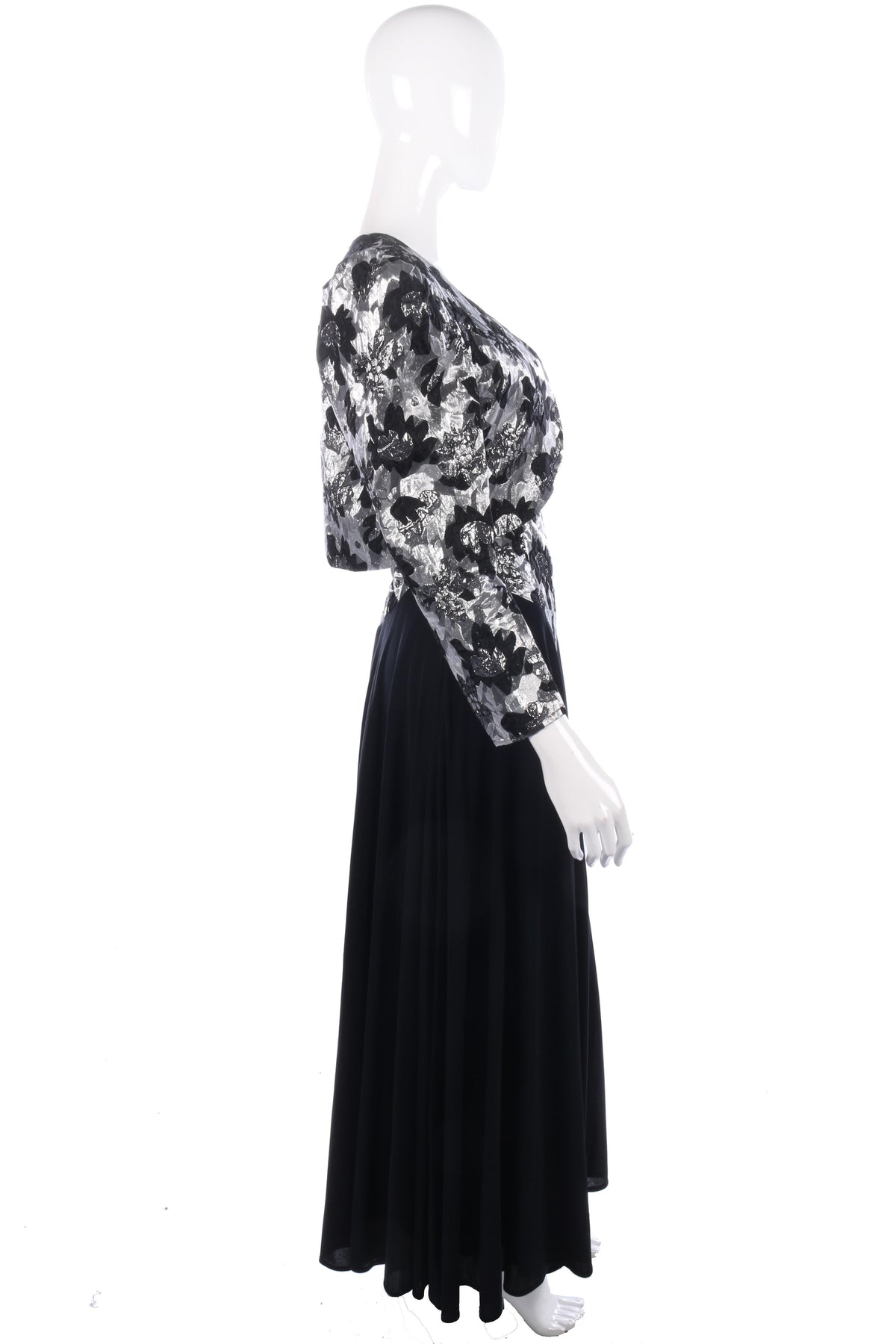 Kristina black and silver dress and jacket size M - Ava & Iva