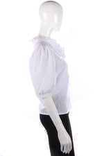 Hargo white vintage blouse size M - Ava & Iva