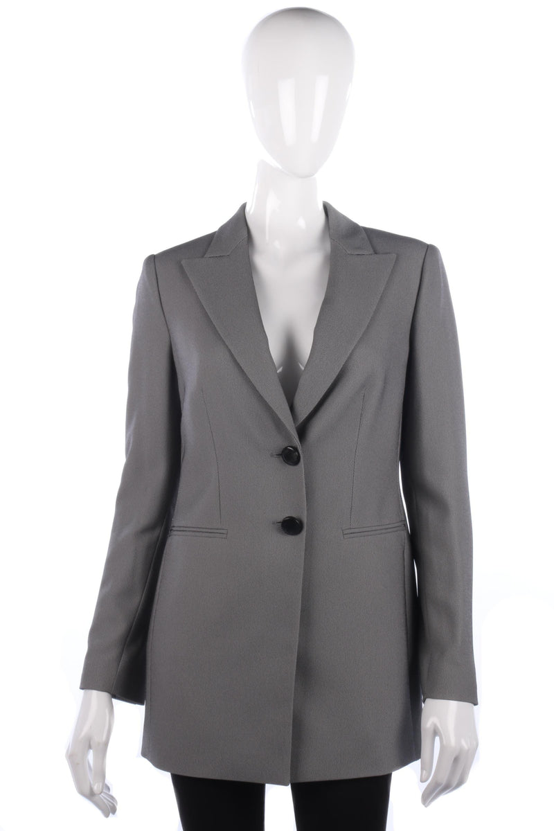 Emporio Armani Italian Jacket Grey Size 10 - Ava & Iva