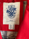 Barbour Cotton Red Long Sleeved Belted Jacket UK Size 10 - Ava & Iva