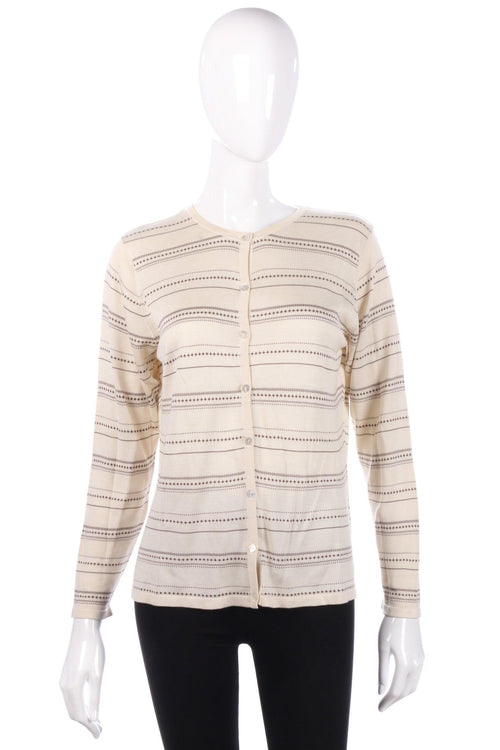 Marks and Spencer striped cardigan size 12