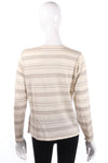 Marks and Spencer striped cardigan size 12 back