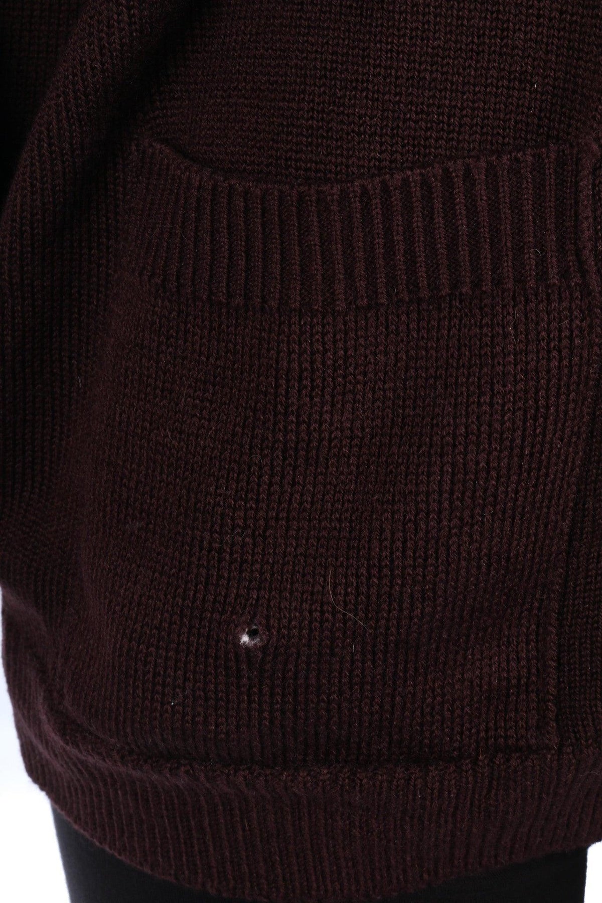 Straven of Scotland Pure Wool Cardigan Brown with Gold Buttons. UK10 - Ava & Iva