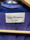 John Montrose Royal Blue Long Sleeved Jacket UK Size Small - Ava & Iva