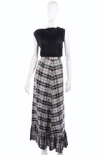 Vintage 1960's Dolly Rockers black and white checked skirt size S - Ava & Iva