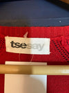 Tsesay Wool Red Dress Top 3/4 Batwing Sleeve UK Size Small - Ava & Iva
