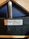 Tricoville Silk Black Beaded Jacket UK Size S/M - Ava & Iva
