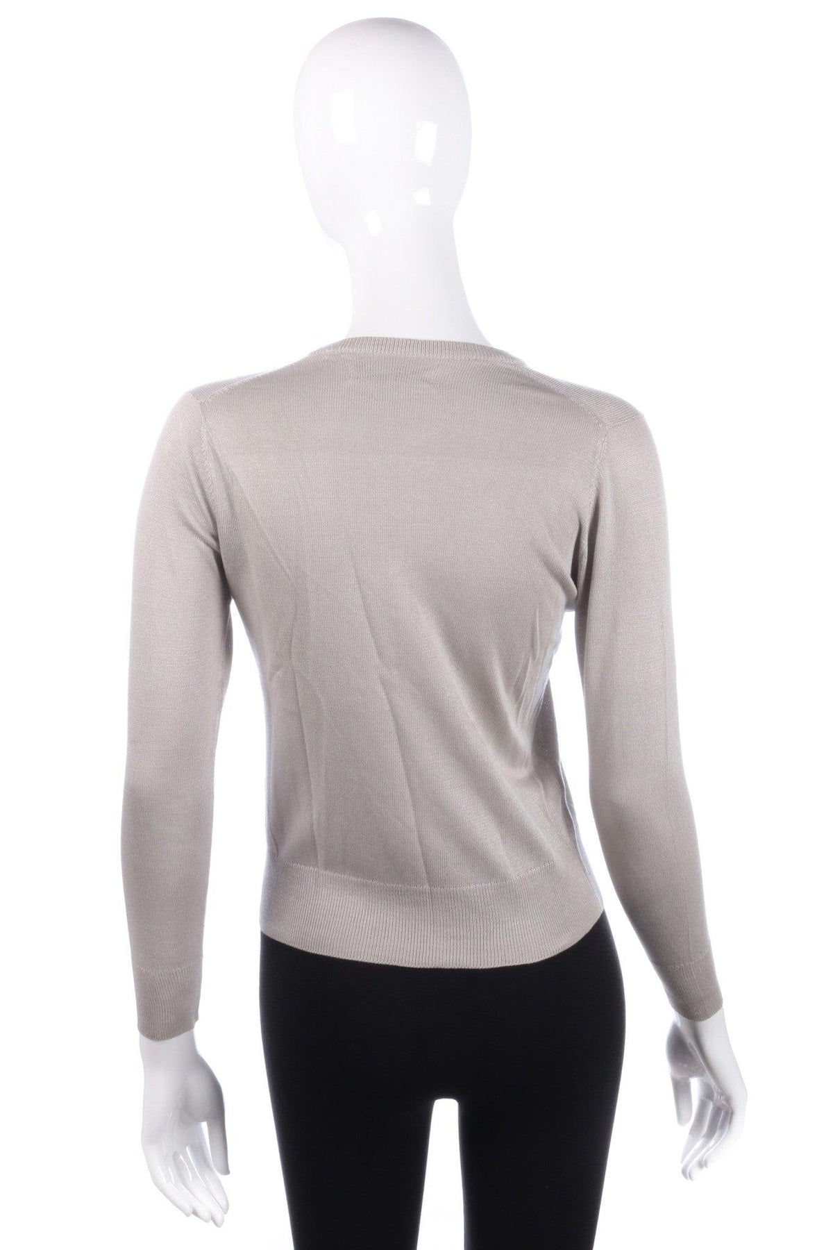 Glenevan grey jumper with flower size 6/8 back