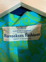 Horrockses Fashions Turquoise Patterned Sleeveless Dress UK Size 16 - Ava & Iva