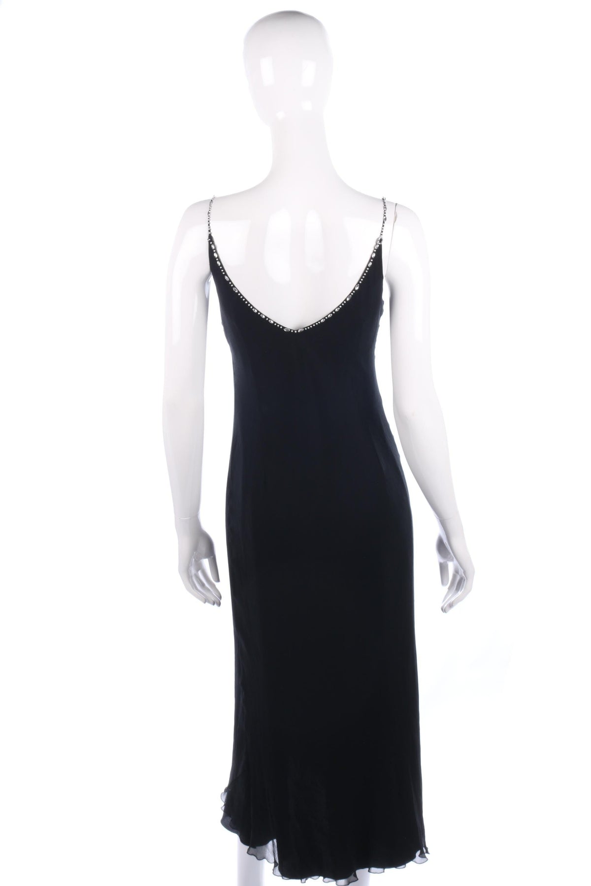 Gina Bacconi simple black dress, size M - Ava & Iva