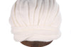 Marida Vintage White Wool Turban Style Hat 57cm - Ava & Iva