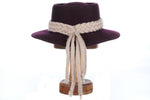 Connor Vintage Borwn Wool Hat with Knitted Band 54cm - Ava & Iva