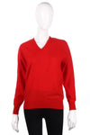 Lyle and Scott red jumper size 10/12