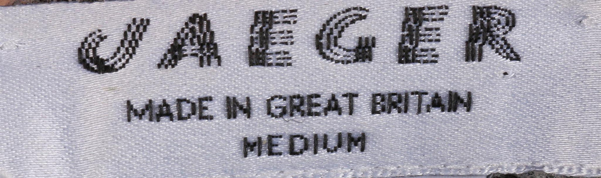 Jaeger grey jumper size M label