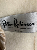 Peter Robinson Mohair Wool Long Sleeved Coat UK Size 16 - Ava & Iva