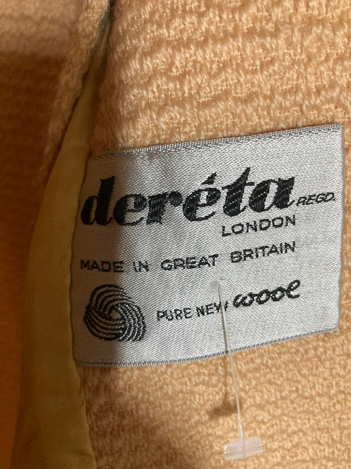 Dereta Pure New Wool Mustard Long Sleeved Coat UK Size 12 - Ava & Iva