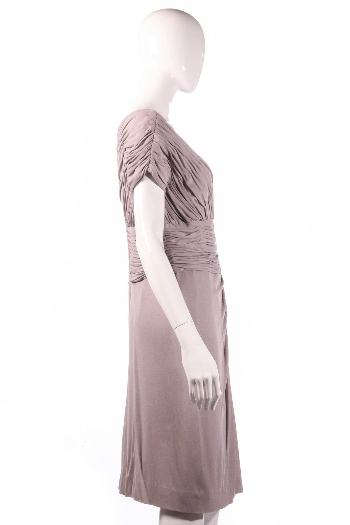 Light grey formal dress  side