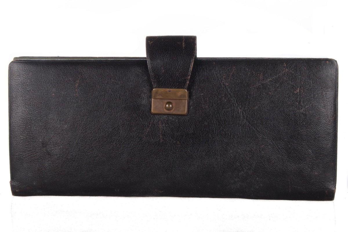 Vintage Leather Handkerchief and Gloves Bag - Ava & Iva