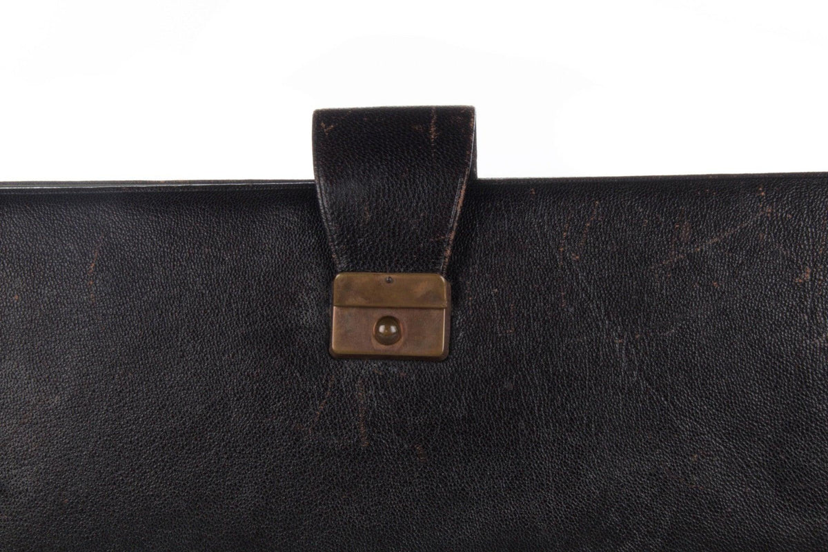 Vintage Leather Handkerchief and Gloves Bag - Ava & Iva