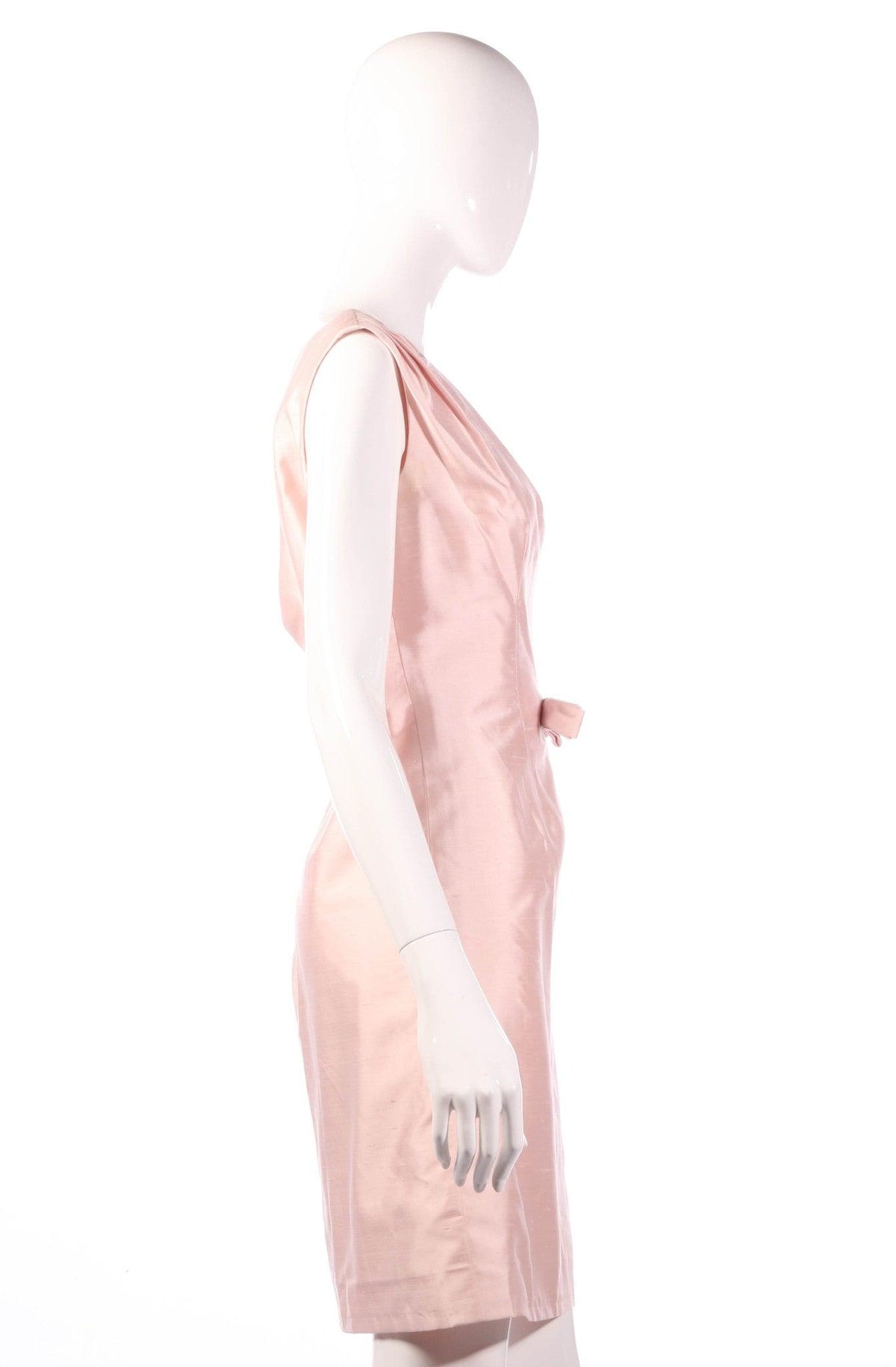 Light pink coktail dress side