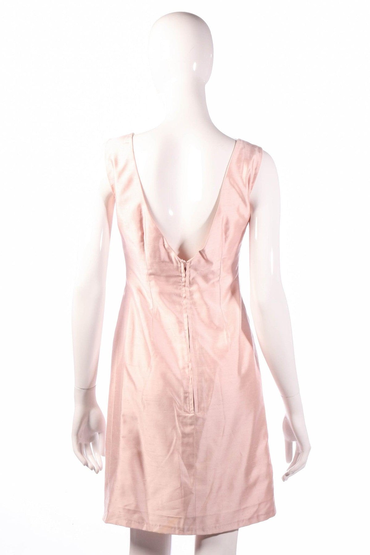 Light pink coktail dress back