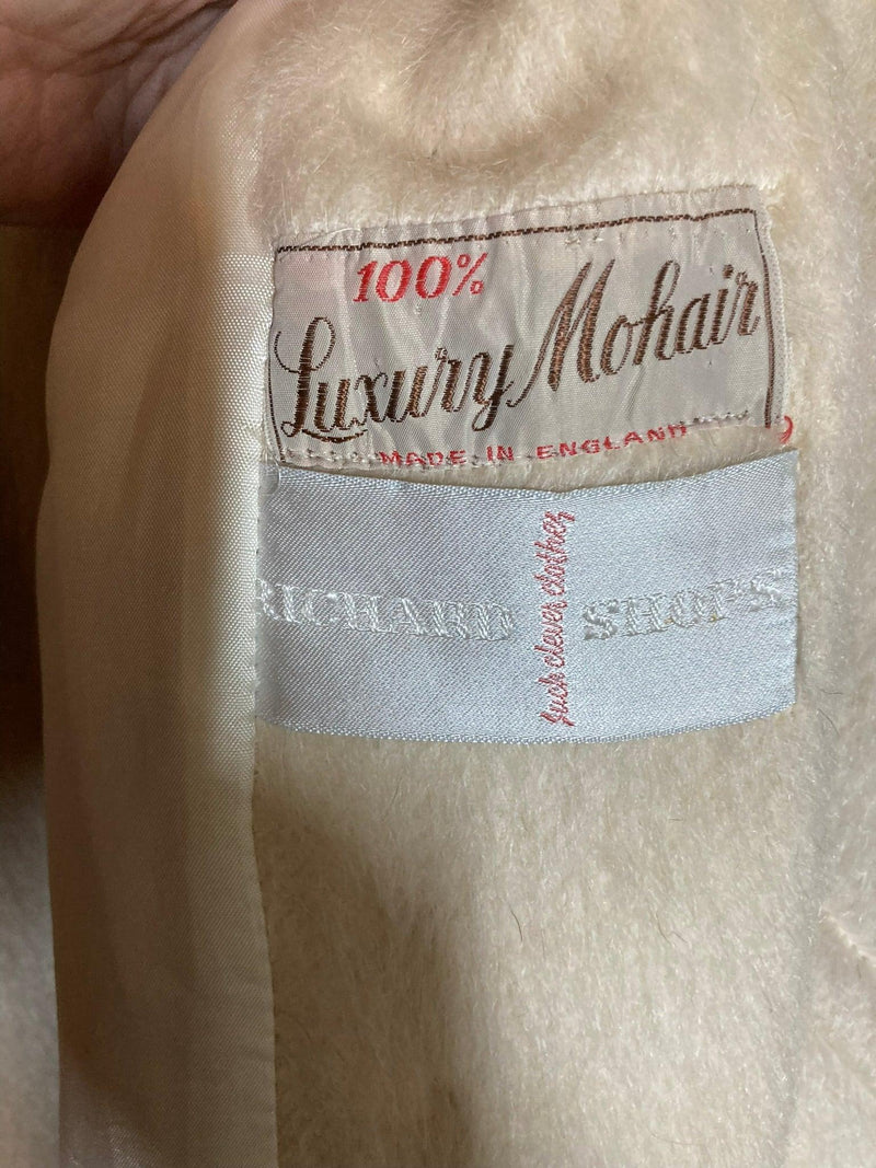 Richards Shops Luxury Mohair Cream Long Sleeved Coat UK Size 20 - Ava & Iva