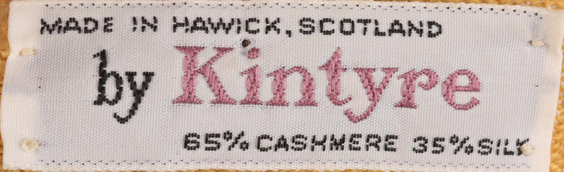 Kintyre yellow v neck jumper size 12/14 label