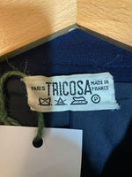Vintage Tricosa Navy Blue Long Sleeved Coat UK Size 14 - Ava & Iva