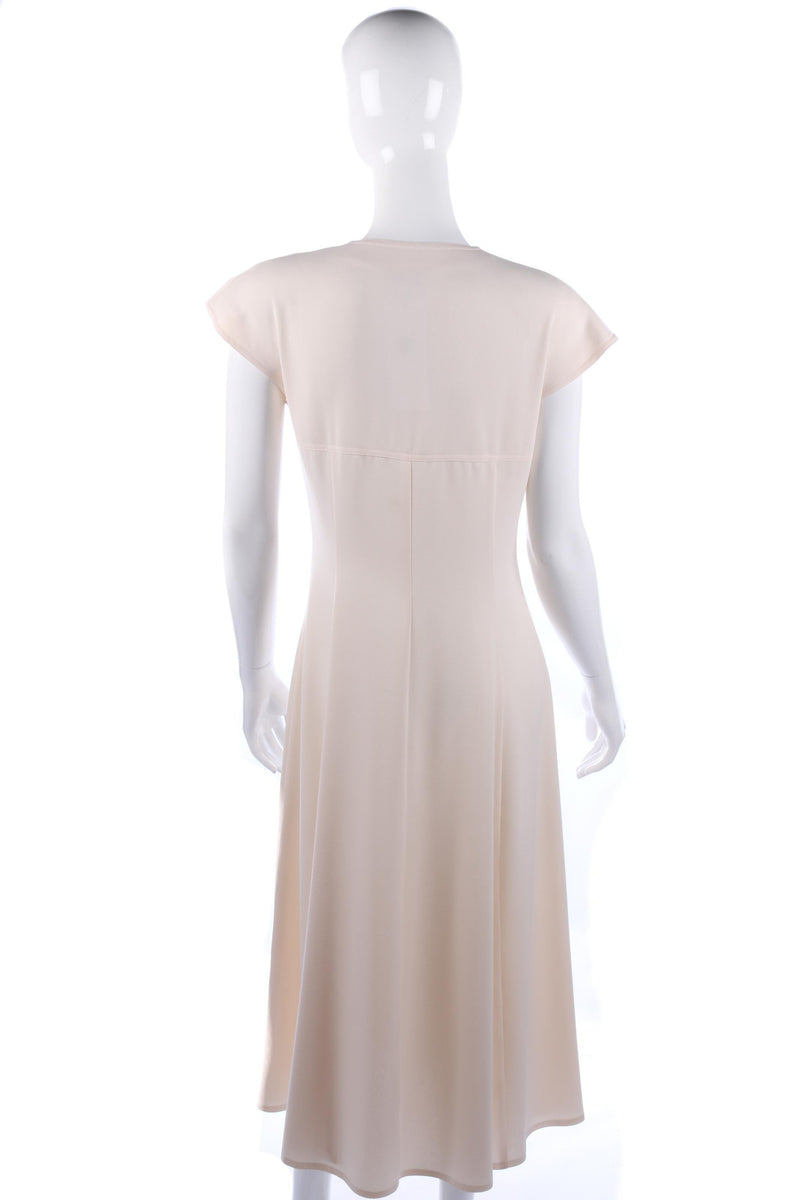 Weill Long Sleeveless Dress Cream Size Eur 38 UK 10. Stunning - Ava & Iva