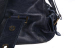 Genuine Coccinelle Leather Dark Blue Handbag - Ava & Iva