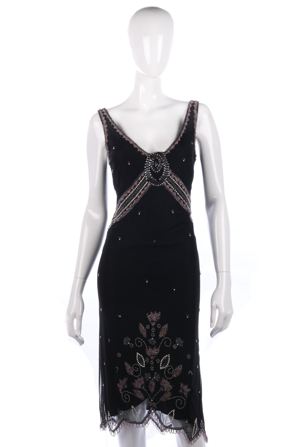 Fabulous French Connection beaded dress size 10 - Ava & Iva