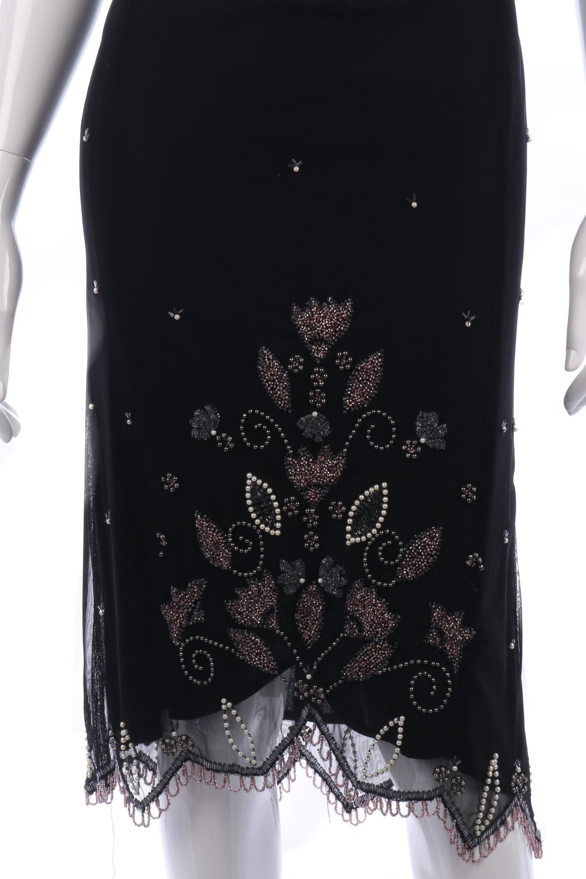 french connection black beaded dress Designer French Connection 'bex' beaded Embellished