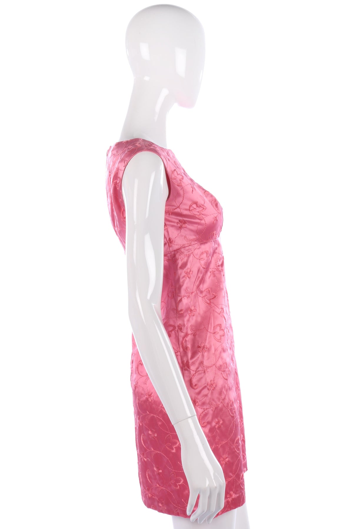 1960s pink embroidered mini dress size S - Ava & Iva