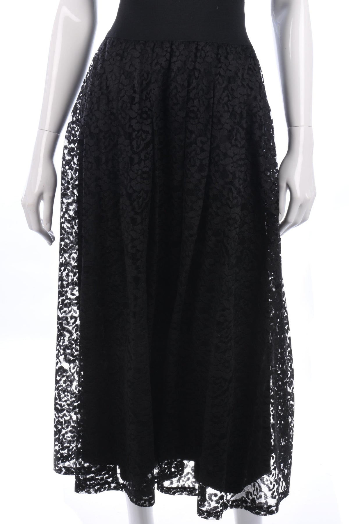 Fabulous vintage black lace skirt size M/L - Ava & Iva