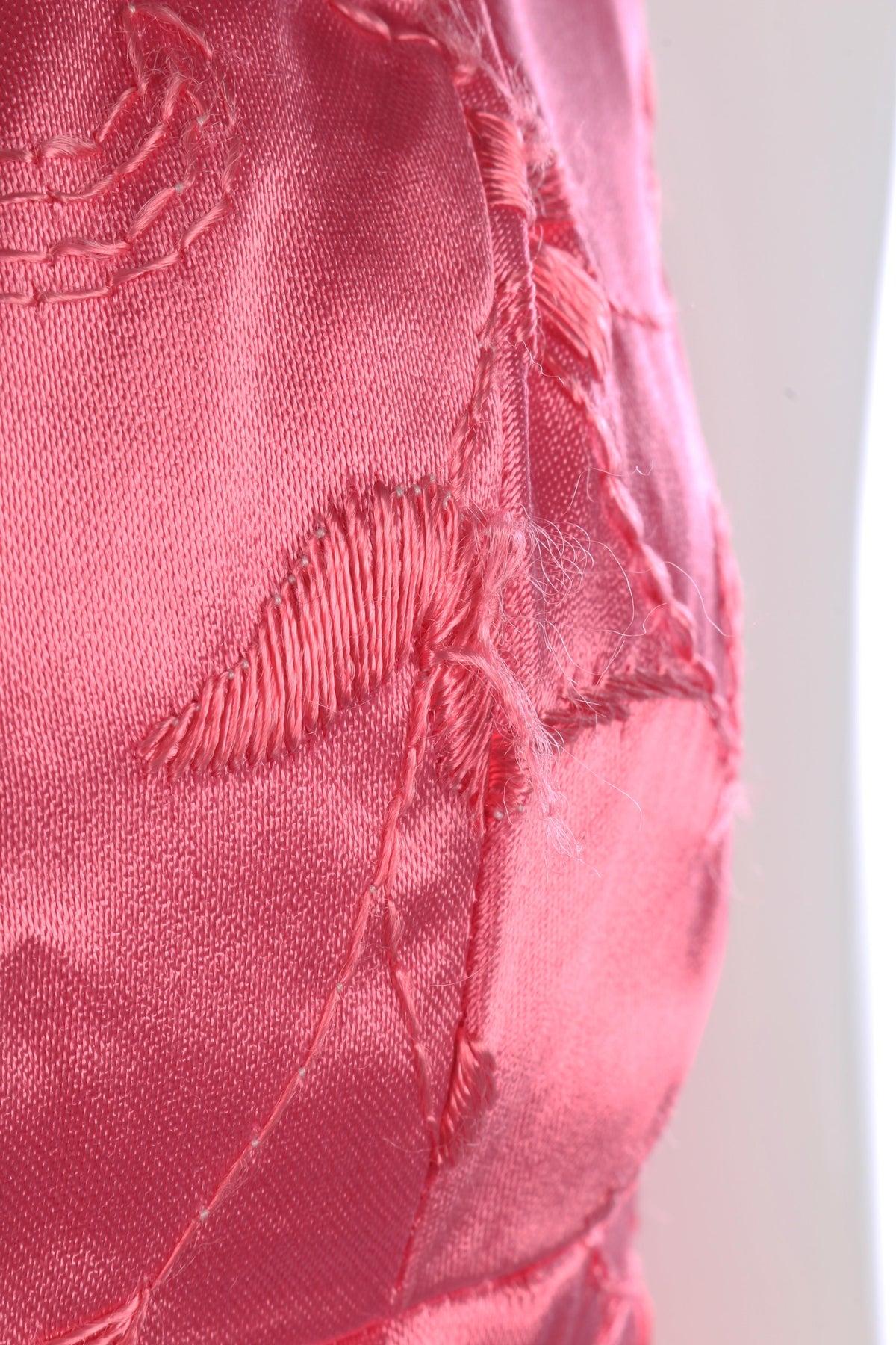 1960s pink embroidered mini dress size S - Ava & Iva